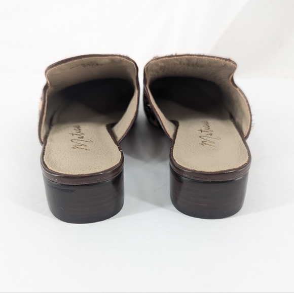 NWOB Matisse Leopard Lacy Mules Leather Size 8 - Picture 7 of 10